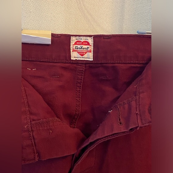 Carhartt WIP Heritage Work Chino Pant Bordeaux m 34x34 - Picture 10 of 13